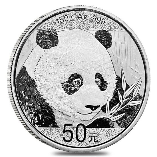 China Panda 150 gram Silber 2018 Jahr PROOF