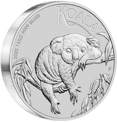 Koala 1000 gramów Srebra 2022