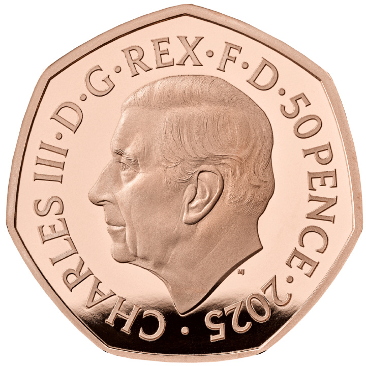 The Red Arrows 50p arany 2025 Proof