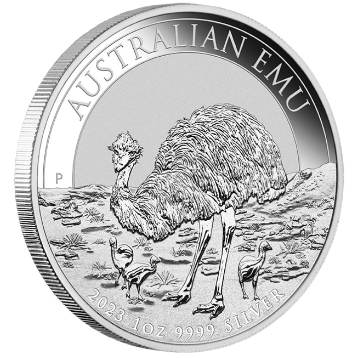Australijski Emu 1 uncja Srebra 2023