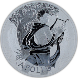 Tuvalu: Gods of Olympus - Apollo 1 oz Silver 2023