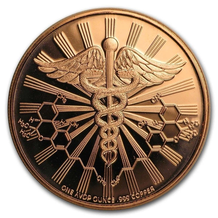Medaglia di rame Hey Buddy 1 oz Copper