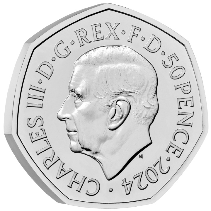 The Snowman 50p Rame-nichel 2024