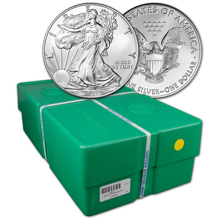 American Eagle 1oz Silver Circulation condition after cleaning from painting coins