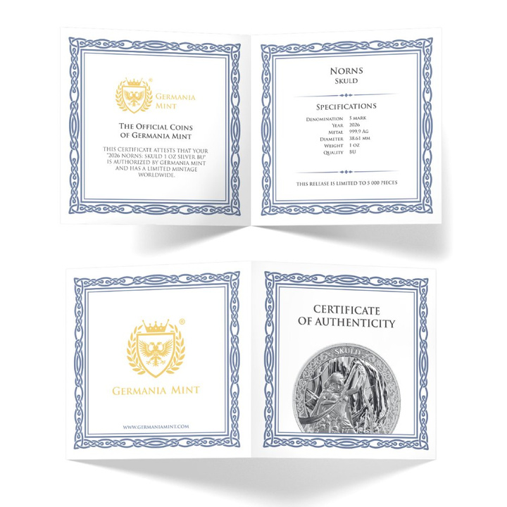 Germania Mint: Norns - Skuld 1 uncja Srebra 2026