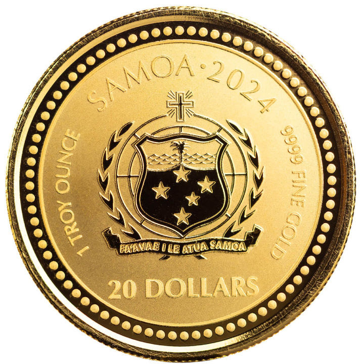 Samoa: The Creator 1 uncja Złota 2024 Proof