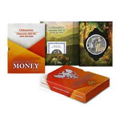 Germania plaquée or 10 onces d'argent 2023 Édition ANA