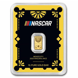 Nascar International Cup: Mexico City 1 gram Gold Bar 2025