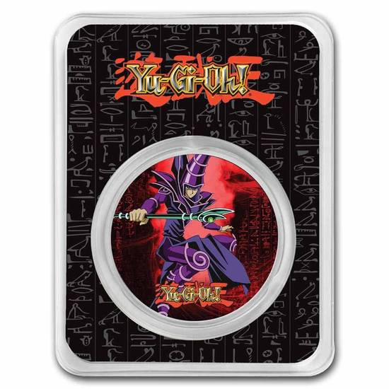 Niue: Yu-Gi-Oh! Dark Magician barevná – 25. výročí 1 unce stříbra 2022