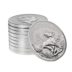Year of the Rat 1 oz Silver British Royal Mint 2020