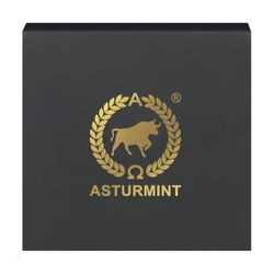 Lingotto Asturmint: Poker Cards - Re di cuori colorato 2 once d'argento 2024 Antique Finish