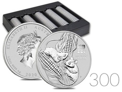 Lunar III: Jahr der Maus 1/2 oz Silber 300 Stück 2020 