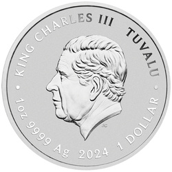 Tuvalu: SpongeBob SquarePants - 25th anniversary 1 oz Silver 2024