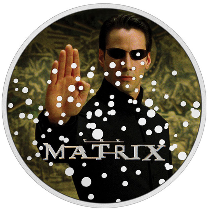 Niue: The Matrix - Enter The Matrix coloured 1 oz Silber 2022 Proof
