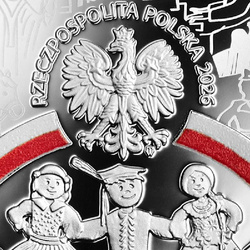 In Poland I Believe – Polish National Community Colorized 10 Zloty Silver 2026 Proof