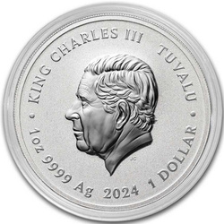 Tuvalu: Black Flag - The Kingston 1 oz Silver 2024 Coin