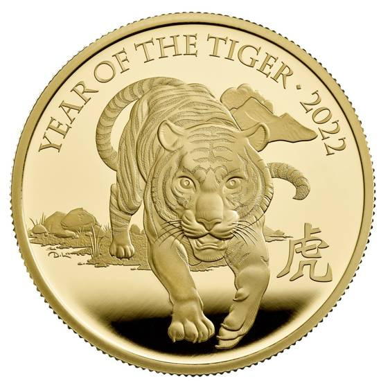 Lunar: Rok Tygrysa 1 uncja Złota 2022 Proof