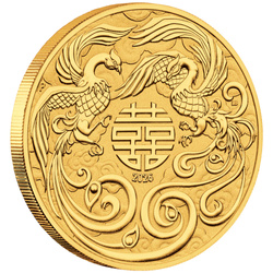 Chinese Myths and Legends: Double Phoenix 1 uncja Złota 2026