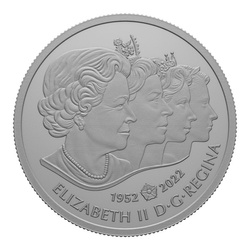Canada: A Portrait of Queen Elizabeth II kolorowany $5 Srebro 2022 Proof 