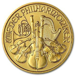 Wiener Philharmoniker 1/10 oz Gold 2009