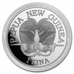 Papua New Guinea: Bird Of Paradise 1 oz Silver 2022
