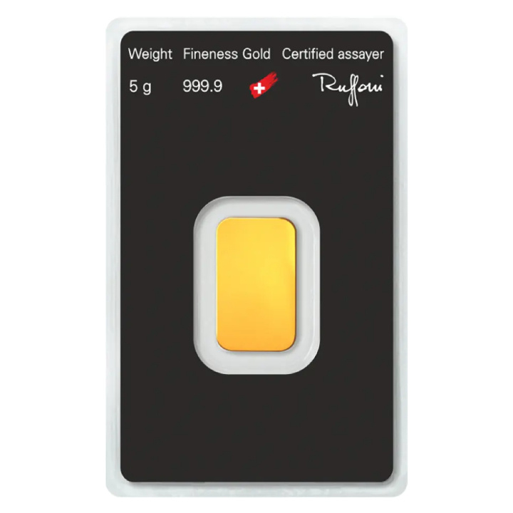 Argor Heraeus 5 Gramm Goldbarren