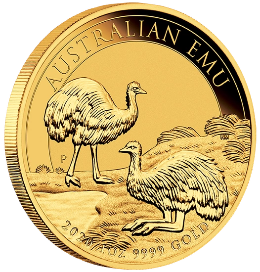 Emu australiano 1 oncia d'oro 2020