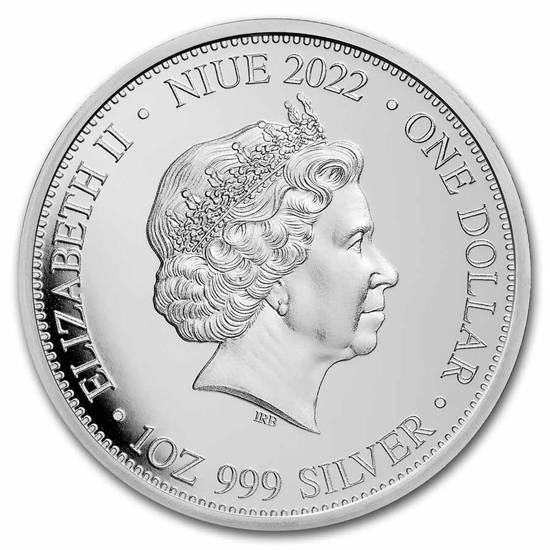 Niue: Apex Predators - Dragón de Komodo vs Tigre 1 oz Plata 2022
