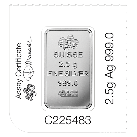 Multigram Baren 4 x 2,5 gram Gold, Platinum, Palladium, Silber
