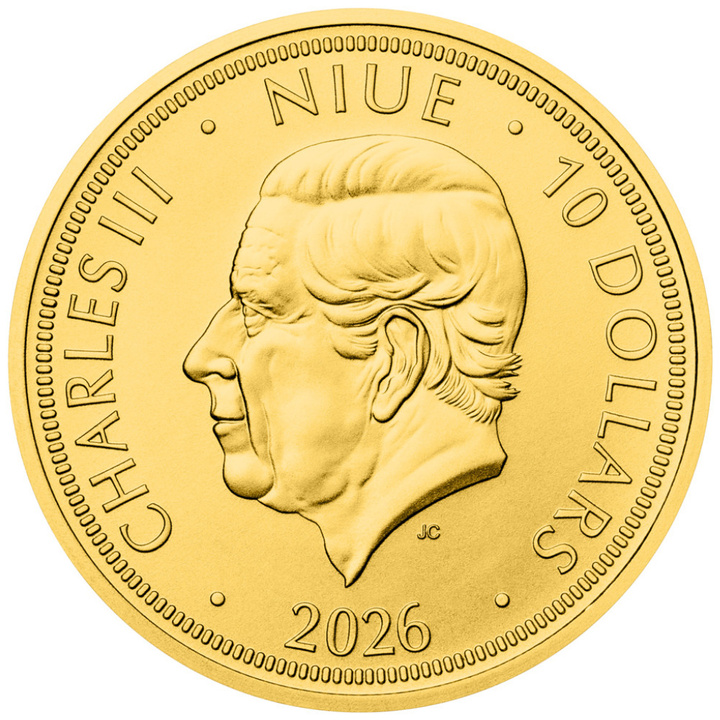 Goldmünze Niue: Slovakia Eagle 1/4 Unze Gold 2026