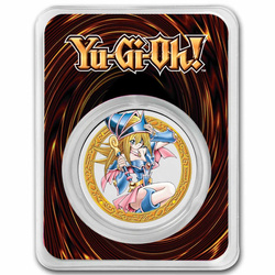 Niue: Yu-Gi-Oh! Dark Magician Girl 1 oz Silber 2023 Slab