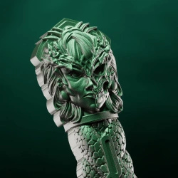 Medalie de argint Laevateinn (Loki's Sword) 1 oz Silver 2026 Ultra High Relief Antiqued Shaped