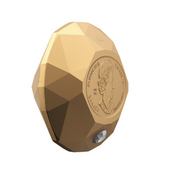  Canada: Forevermark Black Label Oval Diamond $500 Złoto 2023 Shaped Matte Proof Coin