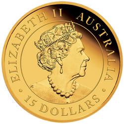 Kangourou australien 1/10 once d'or 2021 Proof