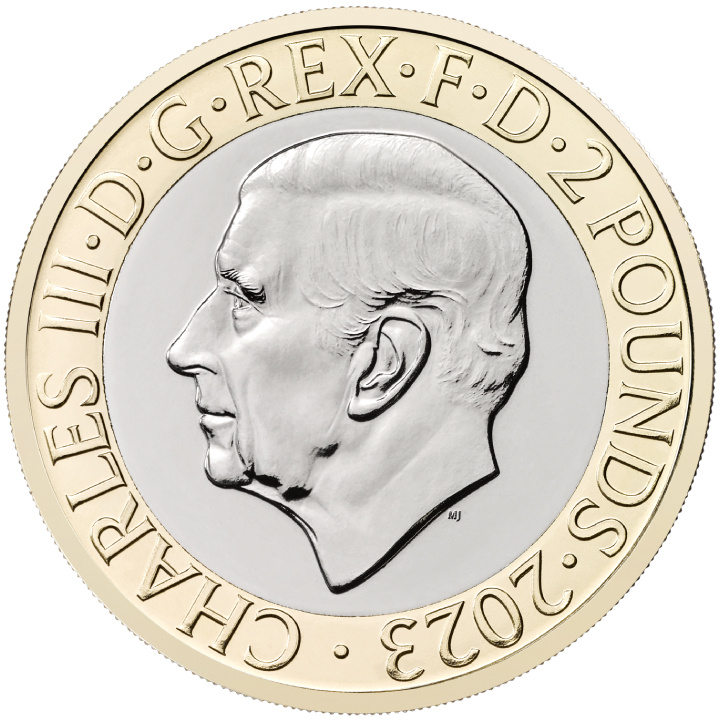 Celebrazione della vita e dell'opera di JRR Tolkien £2 rame-nichel 2023