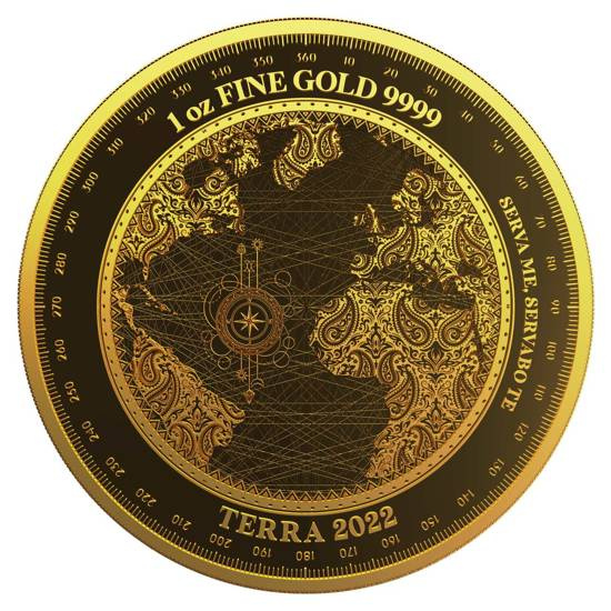 Tokelau: Terra 1 oz Oro 2022 Prooflike