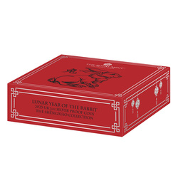Royal Mint Lunar : Année du Lapin 1 once d'argent 2023 Proof