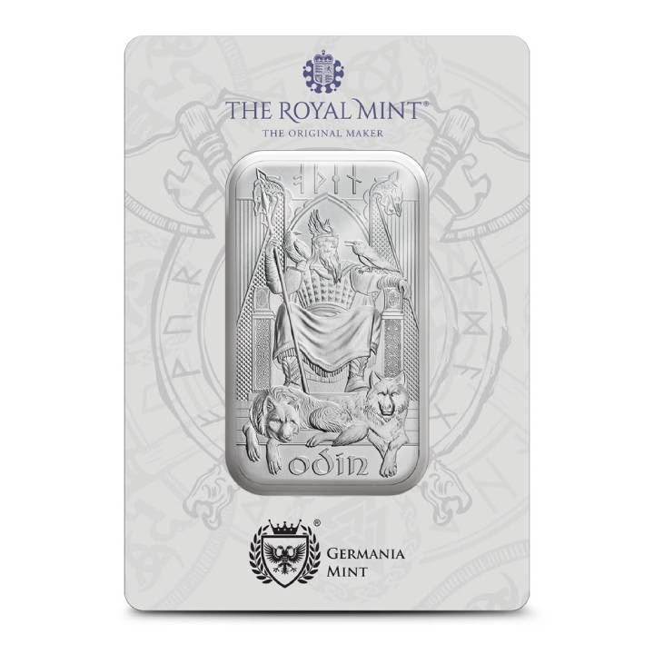 Stříbrná slitina The Royal Mint – Norse Gods Odin 1 unce