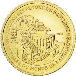 Wiszące ogrody Semiramidy 1g Złota 2006 Proof