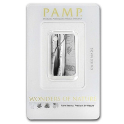 Barra de plata de 10 gramos Pamp Birch Trees