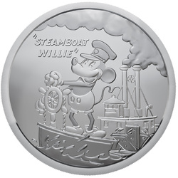 Fiji: Steamboat Willie 1 oz Silver 2024