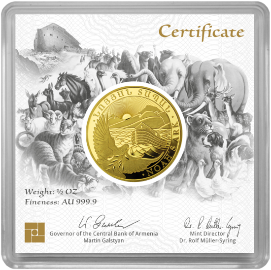 Noah's Ark 1/2 Oz Gold 2021