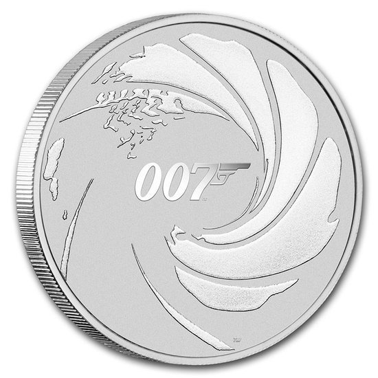 Tuvalu: James Bond 007 1 oz Silber 2020