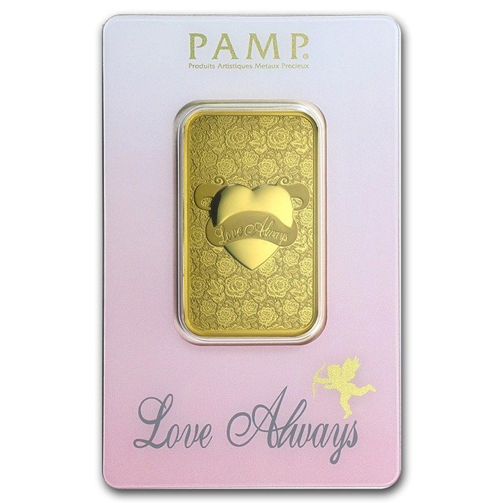 1 uncja Sztabka Złota Pamp Love Always