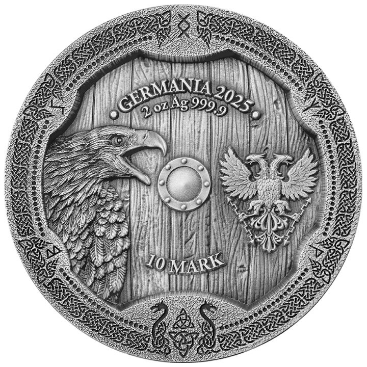 Valkyries: Arnhild kolorowana 2 uncje Srebra 2025 Ultra High Relief