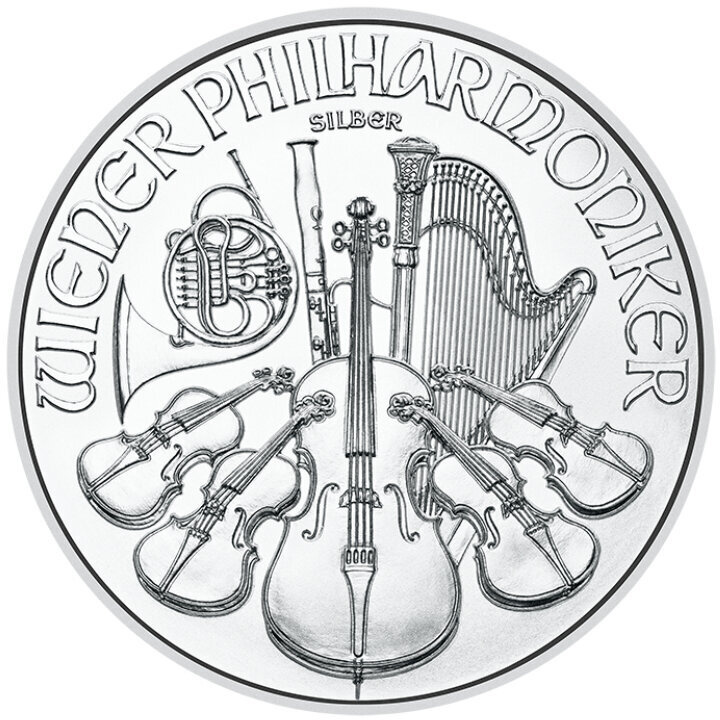 Vienna Philharmonic 20 oz Silver - located at duty free magazine in Singapore (Malca-Amit)