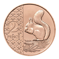 Serie de 13 monedas de cobre Reino Unido 2025