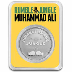 Niue: Muhammad Ali: Rumble In The Jungle 1 oz Silver 2023 Coin Slab