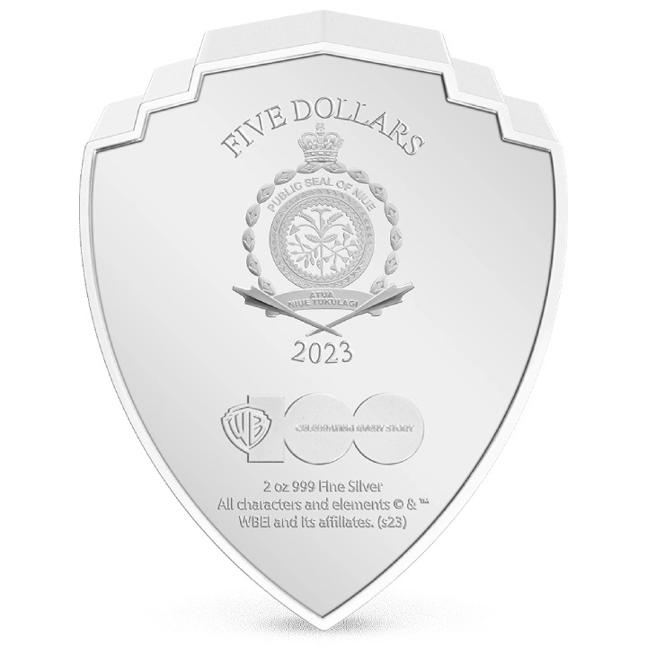 Niue: Looney Tunes Mashups - Picapiedra de color 2 onzas Plata 2023 Proof