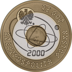 Rok 2000 – Przełom Tysiącleci 200 zł Złoto 2000 Proof